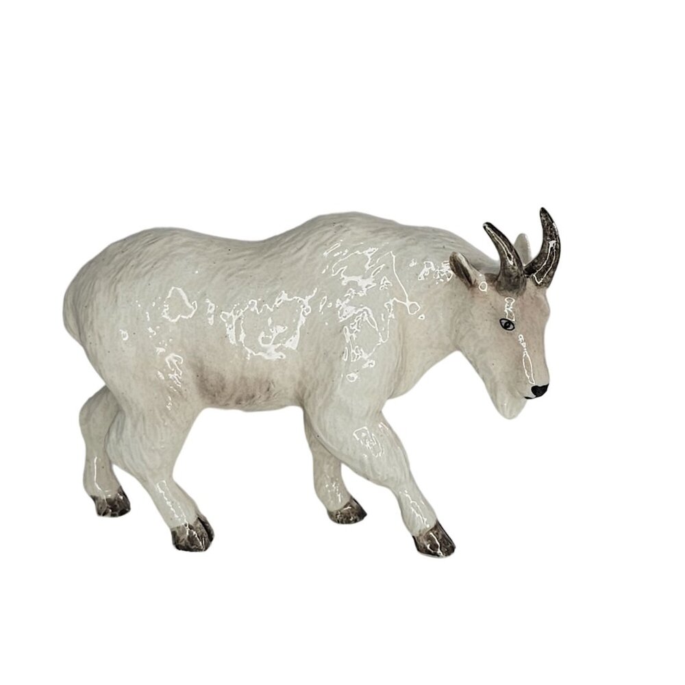 Northern Rose Mountain Goat Walking Figurine Collectible